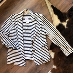 NWT J. Crew factory striped sweater blazer